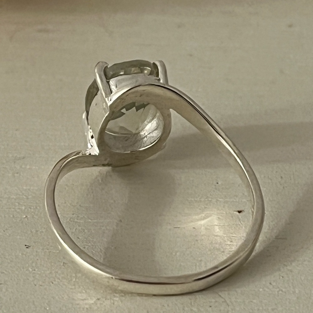 925 Solid Sterling Silver Green Amethyst Gemstone… - image 4